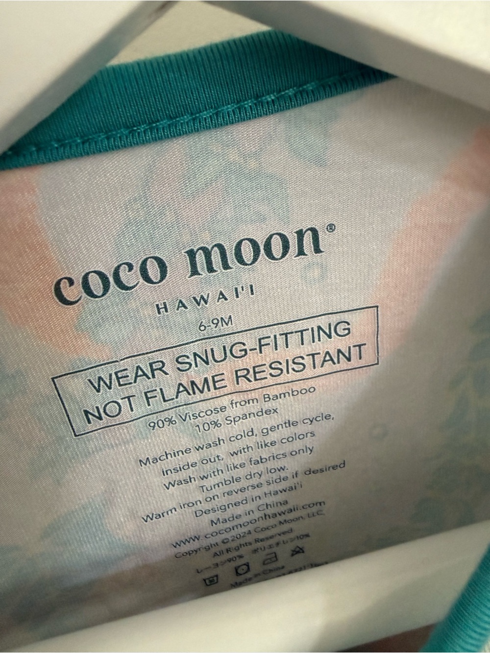 Coco Moon - 6-9m - bamboo zippie - Picture 4 of 6